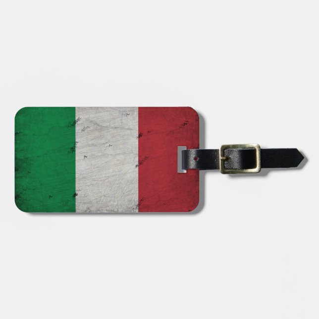 italienska flaggan  bagagebricka (Horisontell Framsida)
