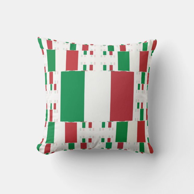 Italienska flaggan i flera lager 2 kudde (Framsida)