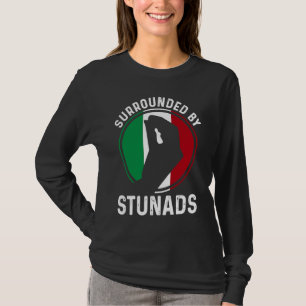 Italienska flaggan italienska rötter talesätt omgi t shirt