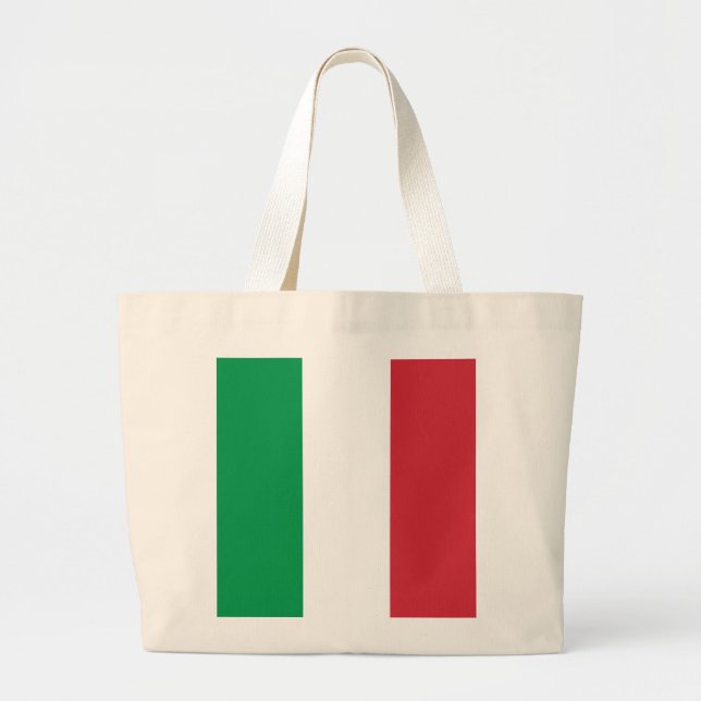 Italienska flaggan jumbo tygkasse (Framsidan)