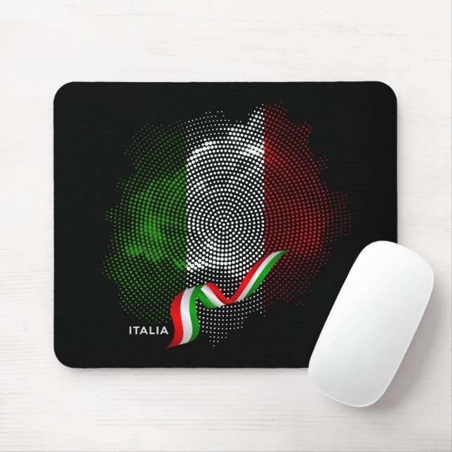 Italienska flaggan musmatta (Med mus)