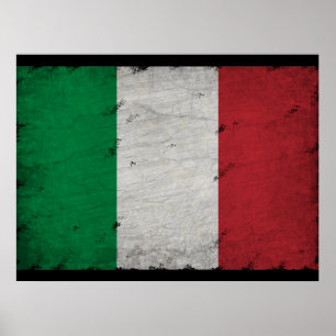 italienska flaggan poster