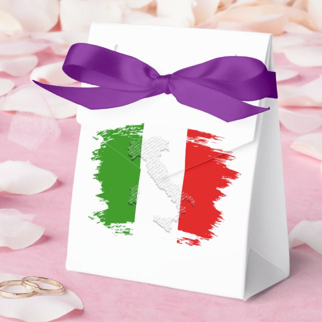 Italienska flaggan presentaskar (Bröllop)