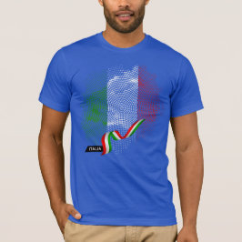 Italienska flaggan t shirt