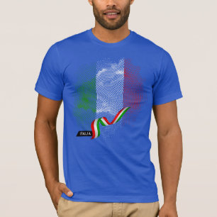 Italienska flaggan t shirt