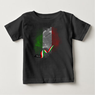 Italienska flaggan t shirt