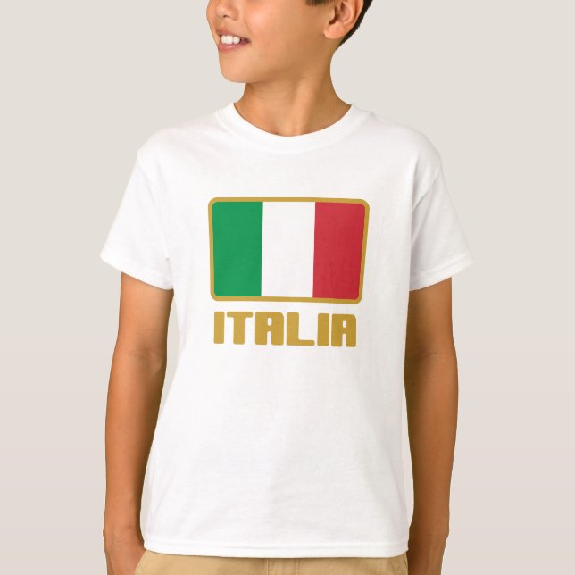 Italienska flaggan tee (Framsida)