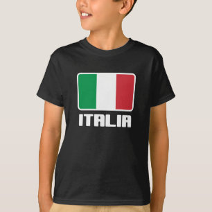 Italienska flaggan tee shirt
