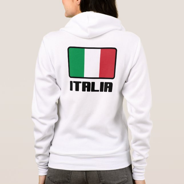Italienska flaggan tee shirt (Baksida)