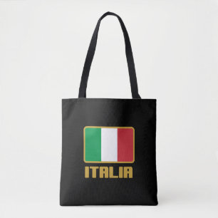 Italienska flaggan tygkasse