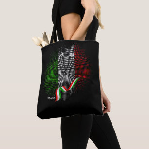 Italienska flaggan tygkasse