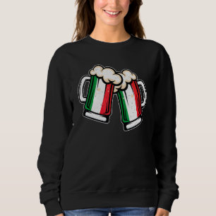 Italienska flaggans ölmugg Cool italiensk öl T Shirt