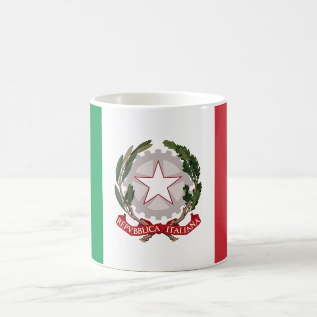 Italienska flaggans telefonfodral kaffemugg (Center)