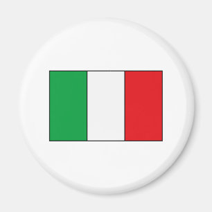 Italienska flaggaT-tröja och gåvor Magnet