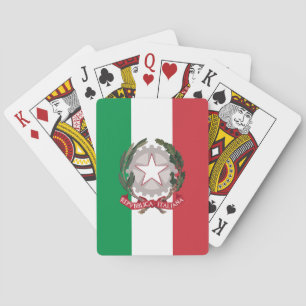 Italienska flaggkort, spel, Italienska spelkort