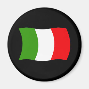 Italienska flaggmagneten magnet
