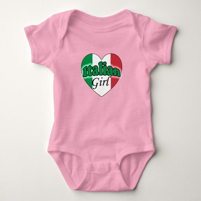 Italienska flickor t shirt (Framsida)