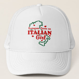 Italienska flickor truckerkeps