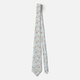 Italienska florentinska blomsterprakt slips