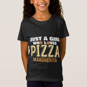 Italienska Food Kärlek Girl Pizzeria Foodie Marghe T Shirt
