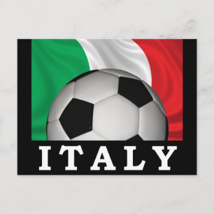 Italienska fotbollen vykort