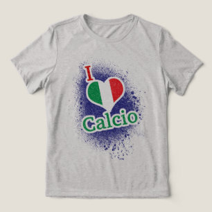 Italienska fotbollsfotbollen Calcio T-Shirt