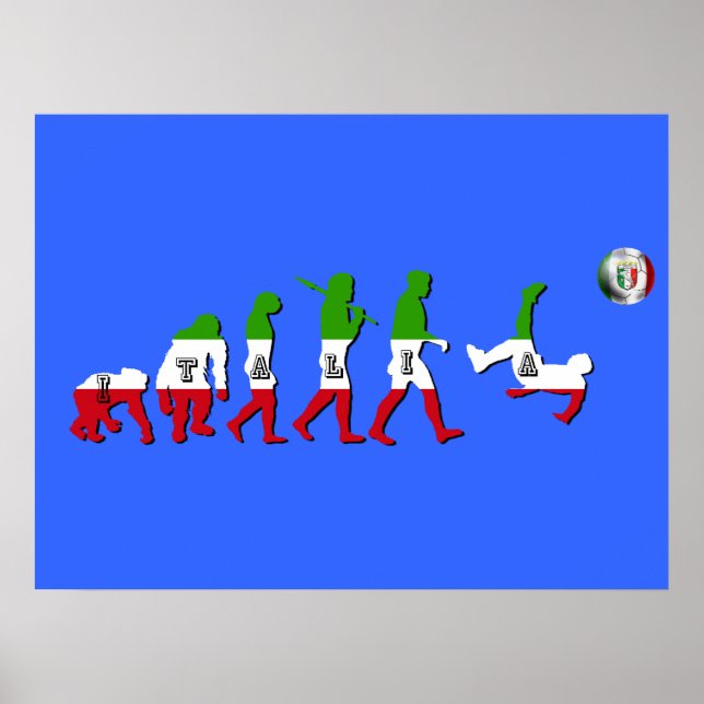 Italienska fotbollsgåvor från Calcio Poster (Framsidan)