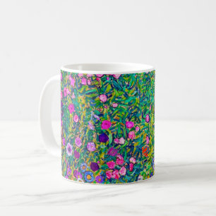 Italienska Garden, Gustav Klimt Kaffemugg