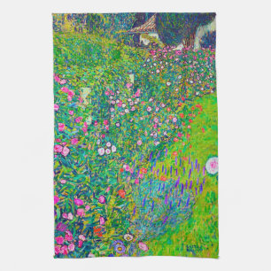 Italienska Garden, Gustav Klimt Kökshandduk