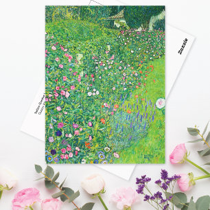 Italienska Garden Ligcape Gustav Klimt Vykort