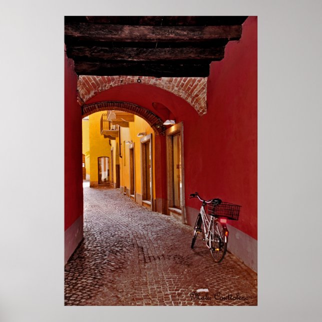 Italienska gatuPoster Poster (Framsidan)