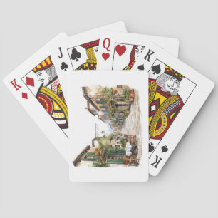 Italienska gatuuppspelningskort casinokort