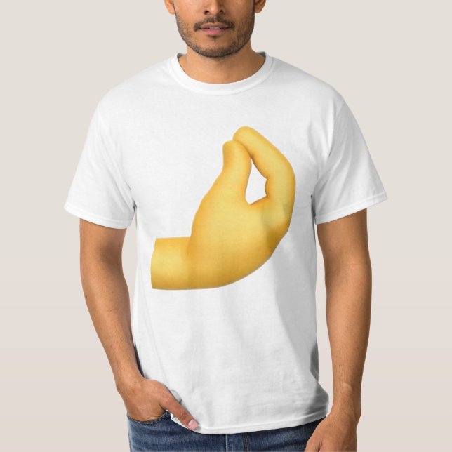 "Italienska Gesture Emoji" T Shirt (Framsida)