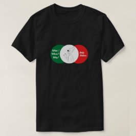 Italienska Gestures t-shirt, där, när T Shirt