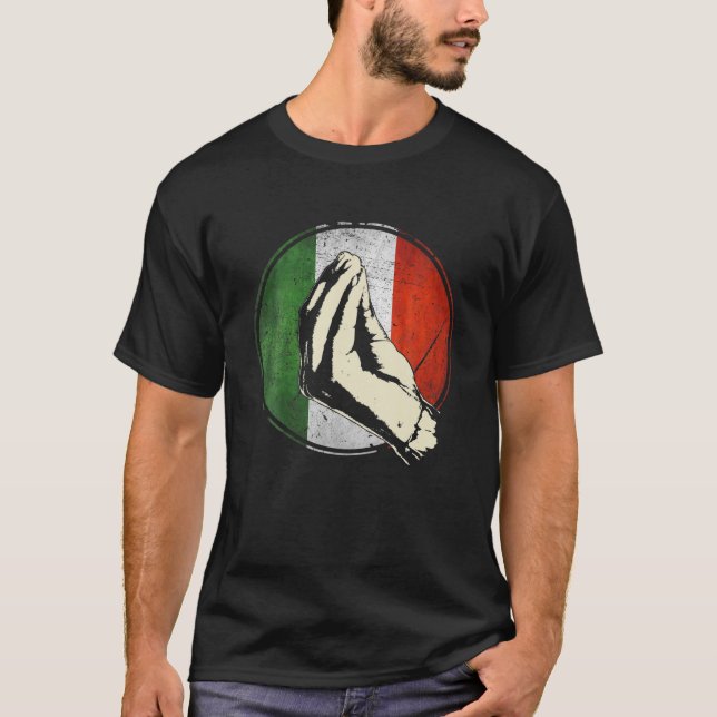 Italienska Gift Shirt Funny Italien T Shirt (Framsida)