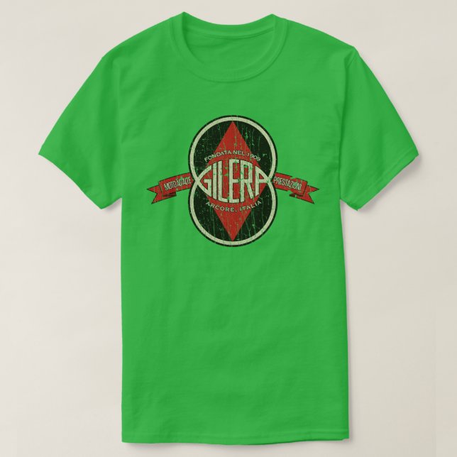 Italienska Gilera-motorcyklar 1909 T Shirt (Design framsida)