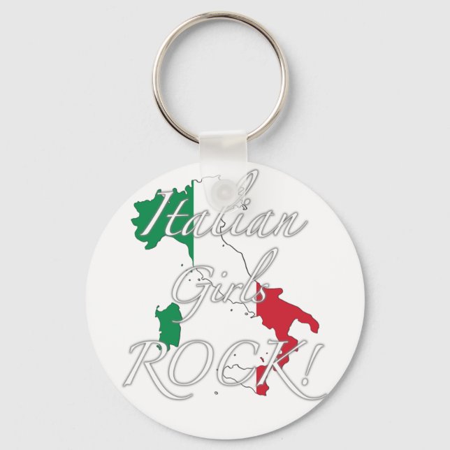 Italienska Girls Sten! Nyckelring (Framsida)