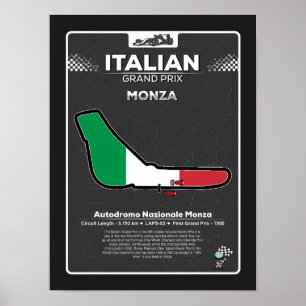 Italienska GP-Poster Poster