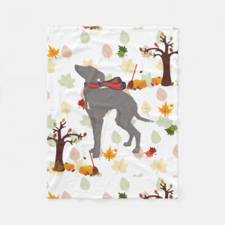 Italienska gråthundsblanketten, Iggy Fall Decor Fleecefilt