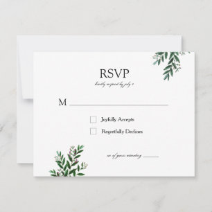 Italienska Grey Modern Elegant Rustic Response OSA Kort