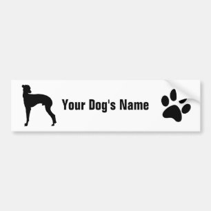 Italienska Greyhound イ タ リ ア ン ・ グ budfinbjudan Bildekal