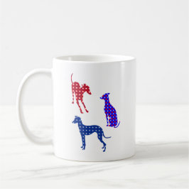 Italienska Greyhound 4 juli Mugg