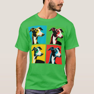 Italienska Greyhound Art-Hundälskare T Shirt
