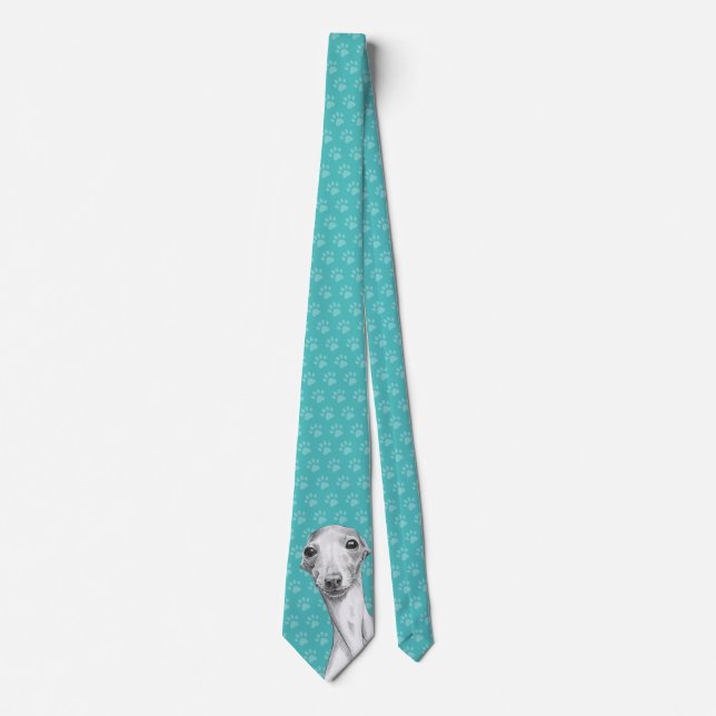 Italienska Greyhound Cute Sketch Tass avtryck Hund Slips (Framsida)