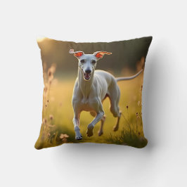 Italienska Greyhound Elegant Dekorativ kudde