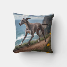 Italienska Greyhound Elegant Dekorativ kudde