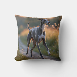 Italienska Greyhound Elegant Dekorativ kudde