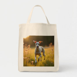 Italienska Greyhound Elegant Livsmedel Tote Bag Tygkasse