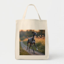 Italienska Greyhound Elegant Livsmedel Tote Bag