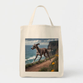 Italienska Greyhound Elegant Livsmedel Tote Bag Tygkasse